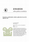 Research paper thumbnail of Pronósticos condicionados: método y aplicación al caso de la inflación 1991