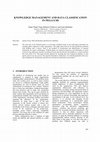 Research paper thumbnail of Knowledge management and data classification in Pellucid