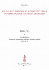 Research paper thumbnail of UN GALILEO "POSITIVISTA"? A PROPOSITO DELLA INTERPRETAZIONE MACHIANA DI GALILEO