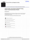 Research paper thumbnail of Uneven Paths: Latin American Women Facing Italian Family Reunification Policies