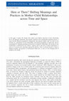 Research paper thumbnail of Here or There? Shifting meanings and practices of motherhood across time and space