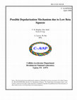 Research paper thumbnail of Possible Depolarization Mechanism due to Low Beta Squeeze