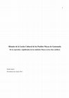 Research paper thumbnail of Rituales de la Lucha Cultural de los Pueblos Mayas de Guatemala De las expresiones y significados de los simbólos Mayas en los ritos católicos