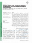 Research paper thumbnail of Differences between aerobic and anaerobic degradation of microphytobenthic biofilm-derived organic matter within intertidal sediments