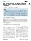 Research paper thumbnail of What Goes in Must Come out: Testing for Biases in Molecular Analysis of Arbuscular Mycorrhizal Fungal Communities