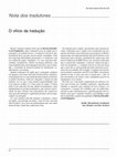 Research paper thumbnail of O ofício da tradução