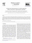 Research paper thumbnail of Growth and characterization of carbon-supported MnO2 nanorods for supercapacitor electrode