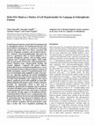 Research paper thumbnail of Delta EEG Band as a Marker of Left Hypofrontality for Language in Schizophrenia Patients