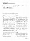 Research paper thumbnail of Nontuberculous mycobacterial infection after frontalis sling surgery using silicone rod