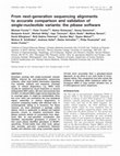 Research paper thumbnail of From next-generation sequencing alignments to accurate comparison and validation of single-nucleotide variants: the pibase software