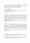 Research paper thumbnail of Ostachuk AI - La teoría de las dos ciencias: ciencia burguesa y ciencia proletaria