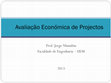 Research paper thumbnail of Avaliação Económica de Projectos