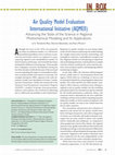 Research paper thumbnail of Air Quality Model Evaluation International Initiative (AQMEII): Advancing the State of the Science in Regional Photochemical Modeling and Its Applications