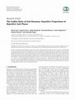 Research paper thumbnail of The Golden Ratio of Gait Harmony: Repetitive Proportions of Repetitive Gait Phases