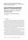 Research paper thumbnail of Local immigrant incorporation pathways in small-scale cities: Pakistani immigrants in a province of Northern Italy (2015)