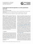 Research paper thumbnail of Using empirical mode decomposition to correlate paleoclimatic time-series