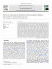 Research paper thumbnail of The role of resting cysts in Alexandrium minutum population dynamics