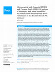 Research paper thumbnail of Microscopical and elemental FESEM and Phenom ProX-SEM-EDS analysis of osteocyte-and blood vessel-like microstructures obtained from fossil vertebrates of the Eocene Messel Pit, Germany