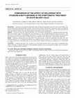 Research paper thumbnail of Comparison of the effect of diclofenac with hyoscine-N-butylbromide in the symptomatic treatment of acute biliary colic