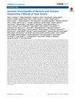 Research paper thumbnail of Genomic encyclopedia of bacteria and archaea: sequencing a myriad of type strains