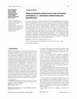 Research paper thumbnail of Alkannin/shikonin mixture from roots of Onosma echioides (L.) L.: Extraction method study and quantification