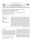 Research paper thumbnail of Determination of ink photoinitiators in packaged beverages by gas chromatography–mass spectrometry and liquid chromatography–mass spectrometry