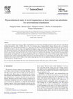 Research paper thumbnail of Physicochemical study of novel organoclays as heavy metal ion adsorbents for environmental remediation