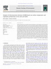 Research paper thumbnail of Analysis of teleconnections between AVHRR-based sea surface temperature and vegetation productivity in the semi-arid Sahel