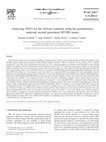 Research paper thumbnail of Analysing NDVI for the African continent using the geostationary meteosat second generation SEVIRI sensor