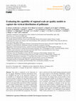 Research paper thumbnail of Evaluating the capability of regional-scale air quality models to capture the vertical distribution of pollutants