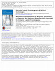 Research paper thumbnail of Simultaneous Quantification of Bergenin, Epicatechin, (+)-catechin and Gallicin in Bergenia Ciliata Using High Performance Liquid Chromatography