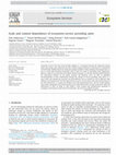 Research paper thumbnail of Scale and context dependence of ecosystem service providing units