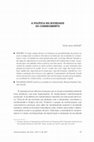 Research paper thumbnail of A pol�tica na sociedade do conhecimento