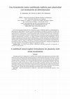 Research paper thumbnail of Una formulación mixta estabilizada explícita para plasticidad con localización de deformaciones