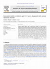 Research paper thumbnail of Interceptive skills in children aged 9–11 years, diagnosed with Autism Spectrum Disorder