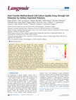 Research paper thumbnail of Heat-Transfer-Method-Based Cell Culture Quality Assay through Cell Detection by Surface Imprinted Polymers