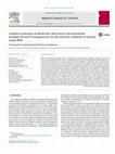 Research paper thumbnail of Catalytic evaluation of dendrimer and reverse microemulsion template Pd and Pt nanoparticles for the selective oxidation of styrene using TBHP