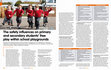 Research paper thumbnail of The safety influences on primary and secondary students’ free play within school playgrounds