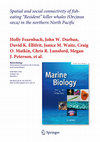 Research paper thumbnail of Spatial and social connectivity of fish-eating “Resident” killer whales (Orcinus orca) in the northern North Pacific