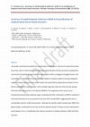 Research paper thumbnail of Accuracy of small footprint airborne LiDAR in its predictions of tropical moist forest stand structure