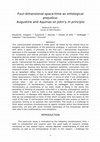 Research paper thumbnail of Four-dimensional space-time as ontological prejudice. Augustine and Aquinas on John's In principio