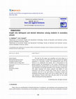 Research paper thumbnail of Insight into delinquent and deviant behaviour among students in secondary schools