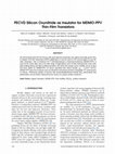 Research paper thumbnail of PECVD silicon oxynitride as insulator for MDMO-PPV thin-film transistors