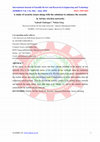 Research paper thumbnail of A study of security issues along with the solutions to enhance the security in Ad hoc wireless networks