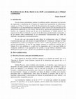 Research paper thumbnail of El problema del art. 40 inc. final de la ley 18.287 (Procedimiento de Juzgados de Policía Local) y su tratamiento por el Tribunal Constitucional