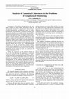 Research paper thumbnail of Analysis of Canonical Coherences in the Problems of Geophysical Monitoring