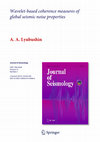 Research paper thumbnail of Wavelet-based coherence measures of global seismic noise properties