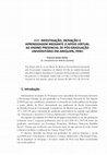 Research paper thumbnail of XVII. INVESTIGAÇÃO, INOVAÇÃO E APRENDIZAGEM MEDIANTE O APOIO VIRTUAL AO ENSINO PRESENCIAL DE PÓS-GRADUAÇÃO UNIVERSITÁRIO EM AREQUIPA, PERU