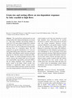 Research paper thumbnail of Grain size and sorting effects on size-dependent responses by lotic crayfish to high flows