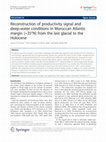 Research paper thumbnail of Reconstruction of productivity signal and deep-water conditions in Moroccan Atlantic margin (~35°N) from the last glacial to the Holocene